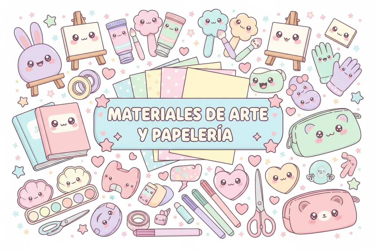 Productos de arte y papelería