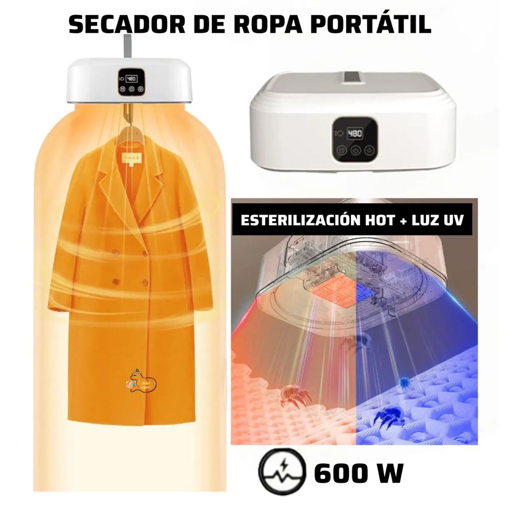 🧺 Secadora Portátil Plegable – ¡Seca tu ropa rápida y fácilmente!