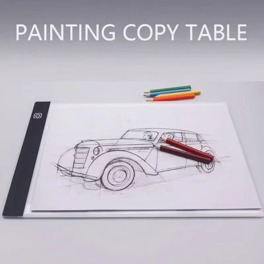 Tablero de luz led para dibujo A4