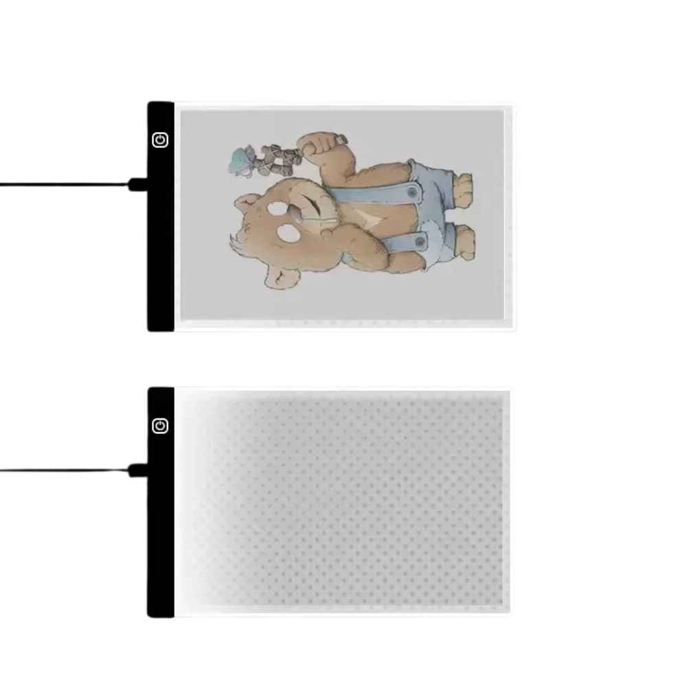 Tablero de luz led para dibujo A4