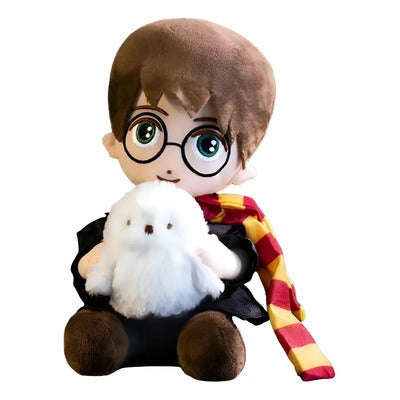 ⚡🧙‍♂️ Peluche Harry Potter con Hedwig – 26 cm 🦉✨