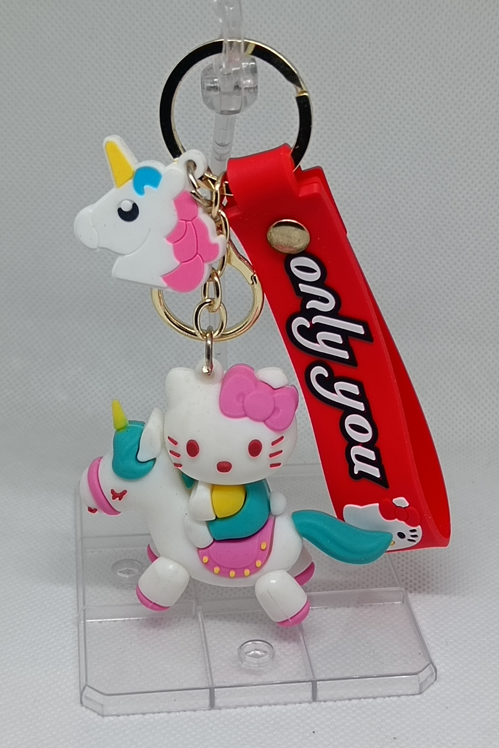 Llaveros coleccionables de Hello Kitty y kuromi