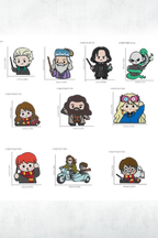 Pines metalicos de la serie  harry potter